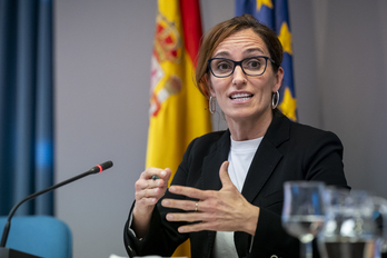 La minsitra española de Sanidad, Mónica García.