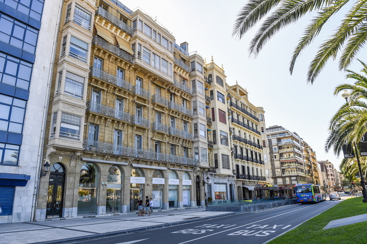 Donostia sigue destacando por los elevados precios de la vivienda.