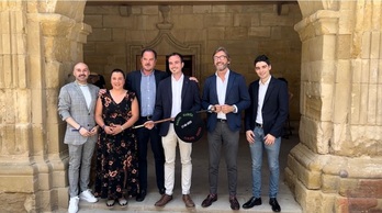 Cargos del PP en el Ayuntamiento de Bastida tras el pleno de investidura.