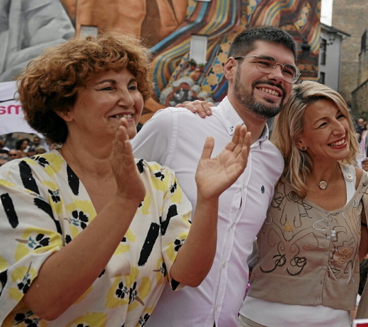 Campaña de julio pasado, todavía en ambiente de armonía.