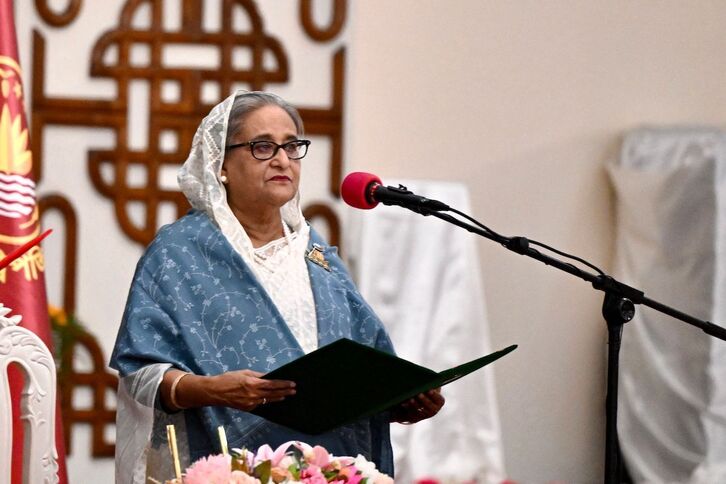 La primera ministra de Bangladesh, Seikh Hasina.