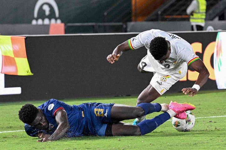 Ghana y Cabo Verde se enfrentaron en el partido del domingo