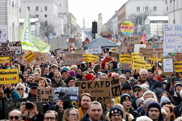 Imagen de la manifestación celebrada en Múnich.