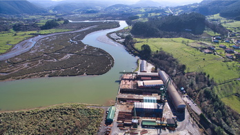 Murueta, donde iría la sede de la zona expositiva, según el proyecto. 