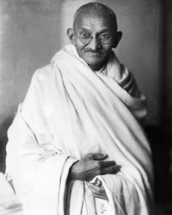 Mahatma Ghandi Indiako estatuaren sortzaileetako bat izan zen.