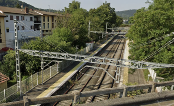 Las vías de Renfe en la zona de Landetxa-Ventas.