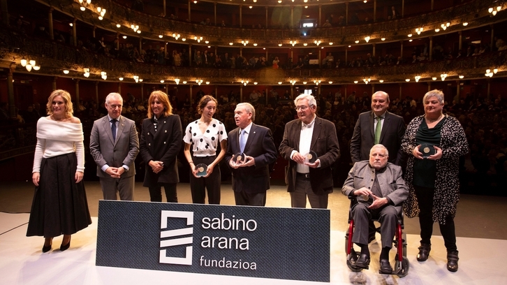 Foto de la gala que se ha celebrado en el Arriaga de Bilbo.