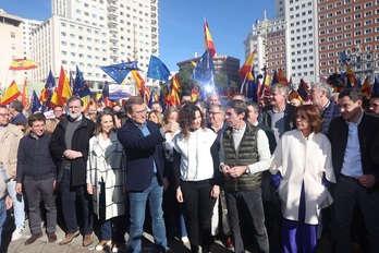 Mariano Rajoy y José María Aznar se han sumado a la manifestación de Madrid.