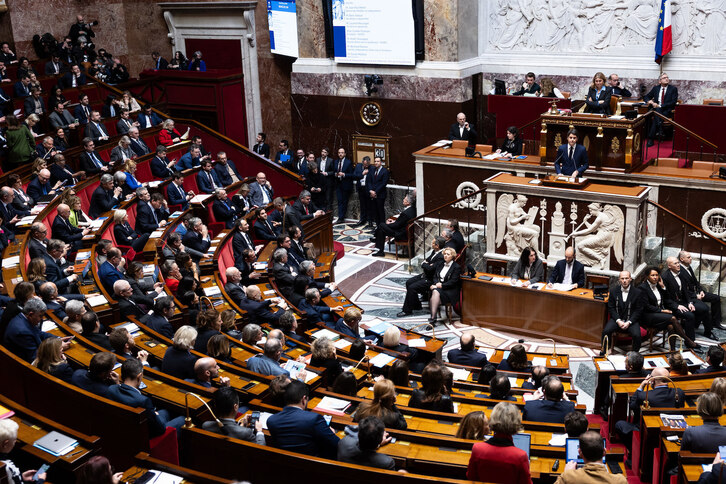 Imagen de la Asamblea Nacional francesa. 