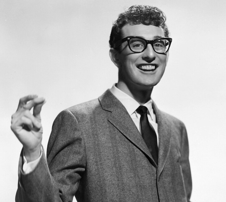 Buddy Holly, hegazkin istripuan hil zen bandaren liderra.