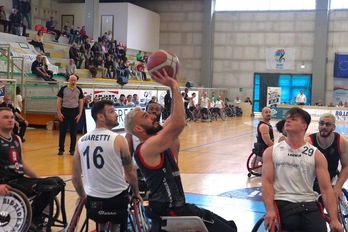 Un año más, Bidaideak Bilbao BSR está en la élite europea del baloncesto en silla de ruedas.