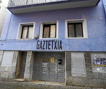 El gaztetxe, en el edificio Elizondo, en Zestoa.