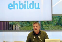Oskar Bordes, juntero de EH Bildu en Gipuzkoa, anunció la presentación del recurso.