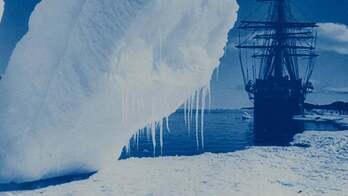 Una de las espectaculares imágenes captadas por Herbert G. Ponting en su odisea ártica.