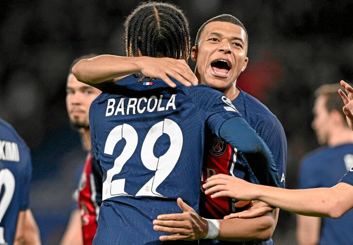 Kylian Mbappé y Barcola fueron los autores de los dos goles del PSG.