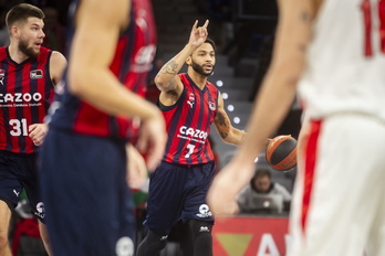 Pierriá Henry, en uno de sus partidos de su segunda etapa en Gasteiz.