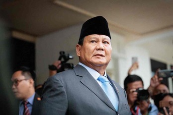 El presidente electo de Indonesia, Prabowo Subianto.