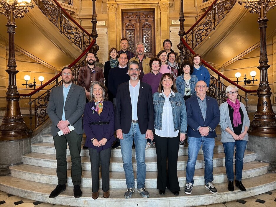 El Ayuntamiento de Donostia también ha conmemorado el 8M.