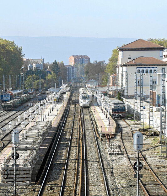 Estación de Gasteiz, en una imagen de archivo.