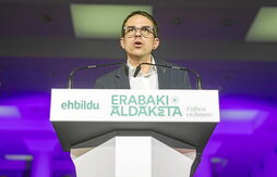 El candidato de EH Bildu a lehendakari, Pello Otxandiano.