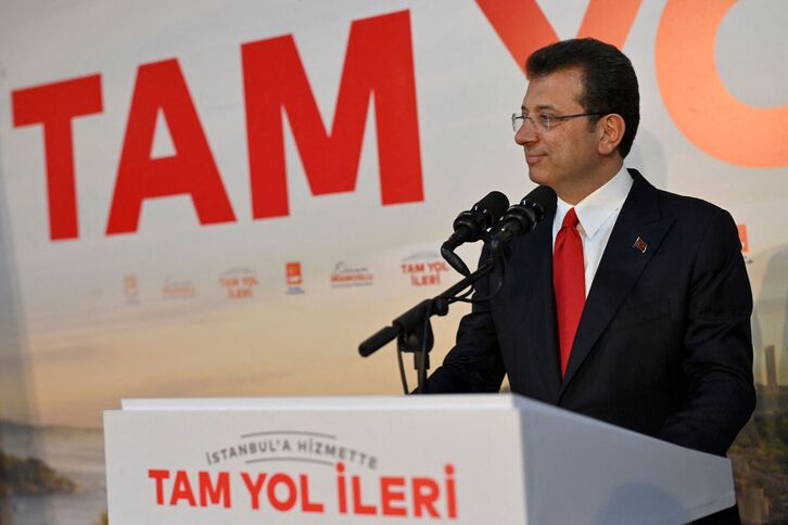 El alcalde de Estambul, Ekrem Imamoglu.