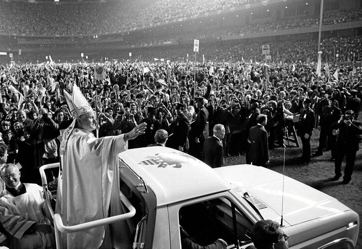 Juan Pablo II durante una visita a New York en 1979.