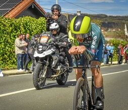Primoz Roglic logró su primera victoria con el maillot del Bora.