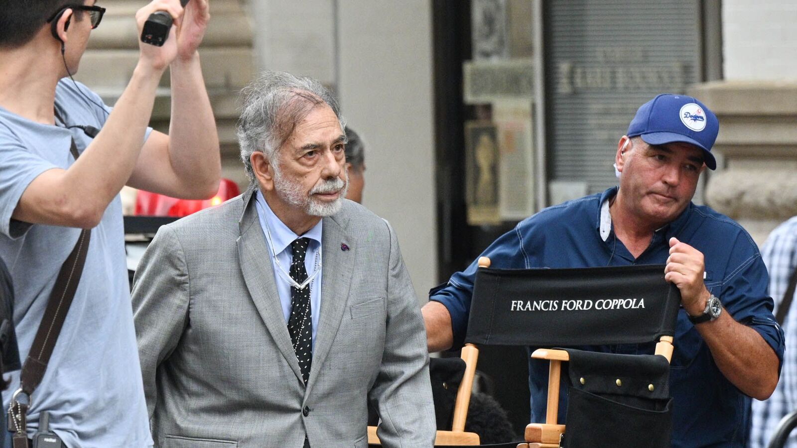 Coppola durante el rodaje de 'Megal&oacute;polis'. INSTAGRAM