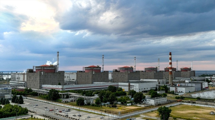 Foto de archivo de la planta nuclear de Zaporiyia.