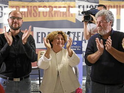 Presa, Garrido y López de Uralde, en Gasteiz.