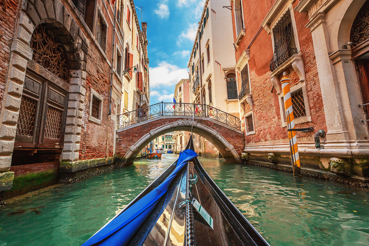 El agua de la laguna de Venecia crece 5 milímetros al año.