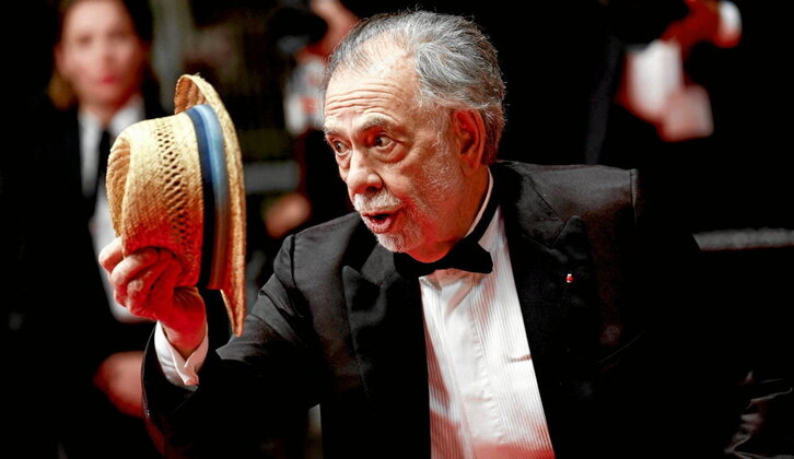 Francis Ford Coppola, a su paso por Cannes para presentar «Megalópolis».