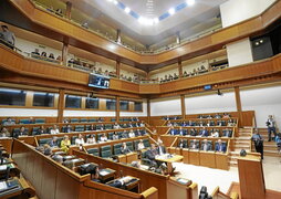 Imagen del Parlamento de Gasteiz en el arranque de esta XIII Legislatura.