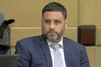 Pablo Ibar, durante una vista judicial.