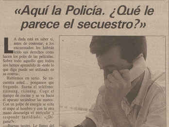 Reproducción de la noticia publicada en "Egin" el 28 de mayo de 1995.