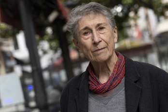 Silvia Federici, en Bilbo. Está de gira de presentación de su libro por Euskal Herria. 