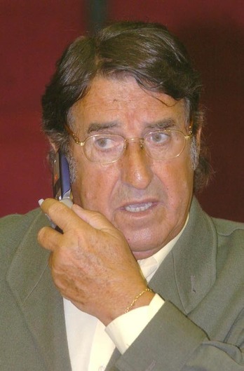 Foto de 2005 de Jon Arrinda, cuando aún ejercía de presidente de Bilbao Basket.
