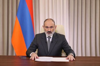 El primer ministro armenio, Nikol Pashinian, en una imagen de archivo.