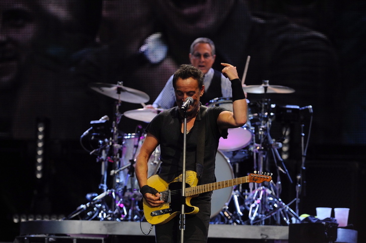 Bruce Springsteen, Donostian emandako kontzertu batean.
