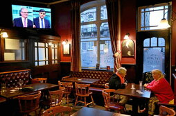 Poco interés por el debate electoral en este pub del norte de Liverpool.