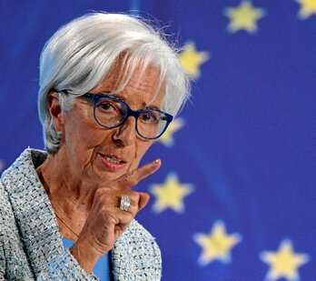 Christine Lagarde, EBZko presidentea.