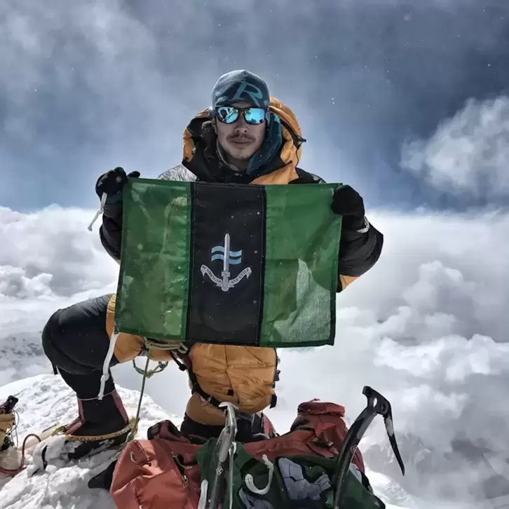 Nirmal Purja, en la montaña.