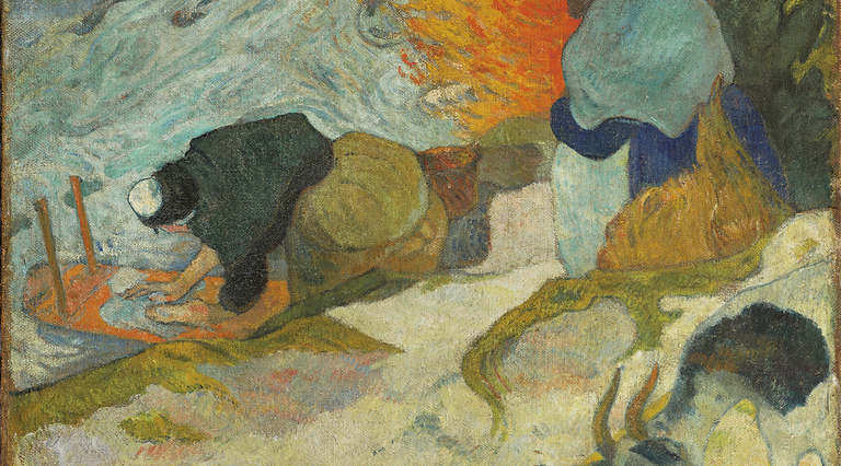 Una de las valiosas obras, esta de Gauguin, comprada en el XIX y que fue la base del nuevo museo.