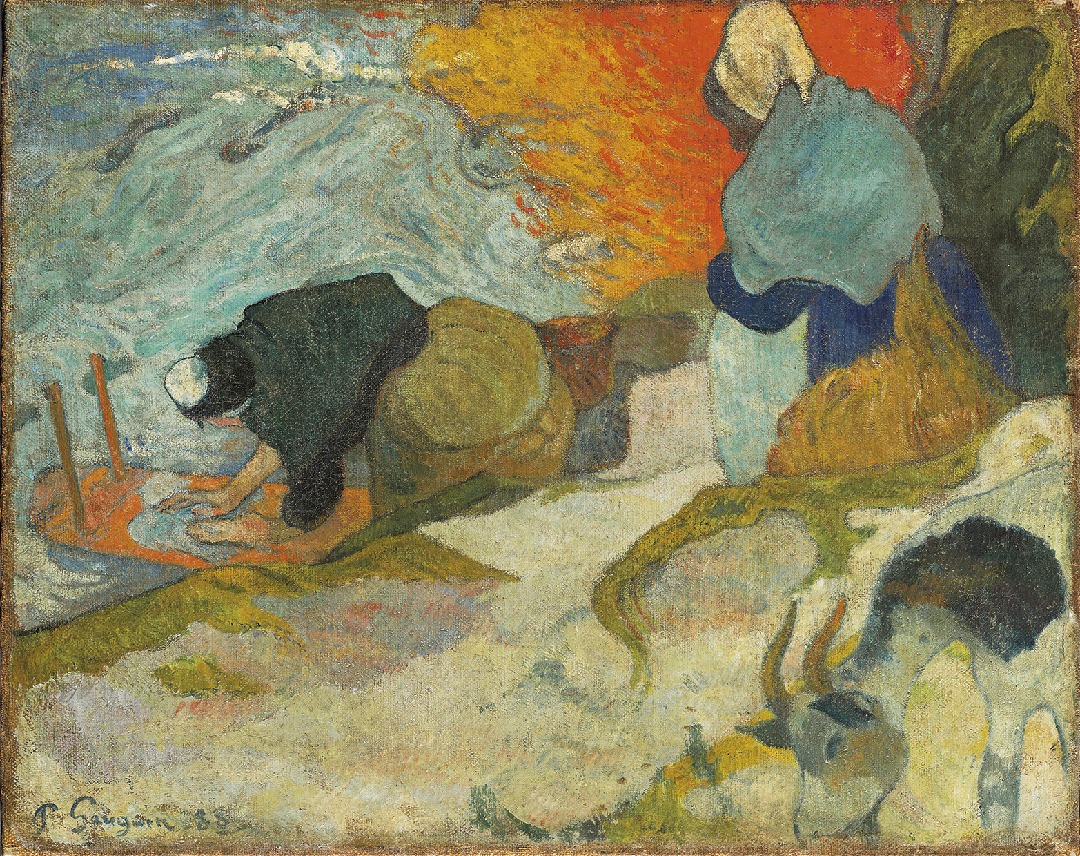 Una de las valiosas obras, esta de Gauguin, comprada en el XIX y que fue la base del nuevo museo.