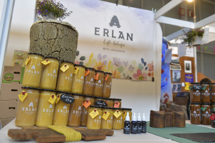 Productos de Erlan en la feria de Bioterra.