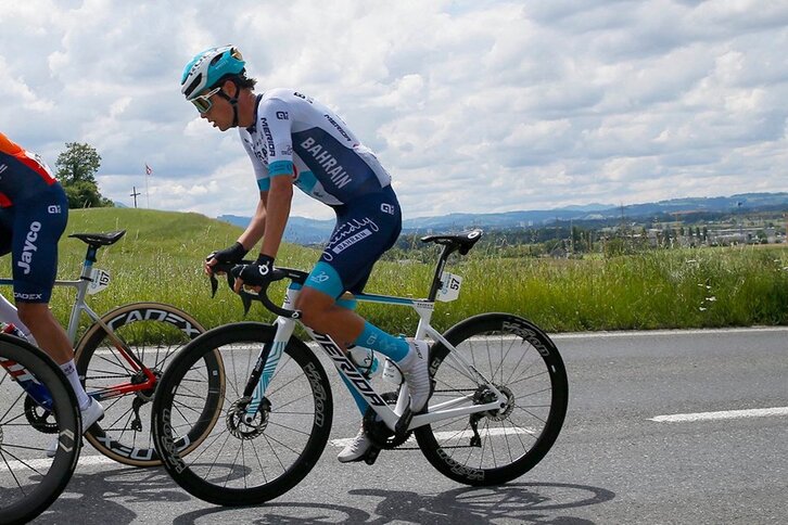 Torstein Træen, durante la etapa del Tour de Suiza.
