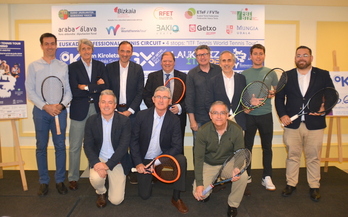 Presentación de´‘Euskadi Professional Tennis Circuit’.