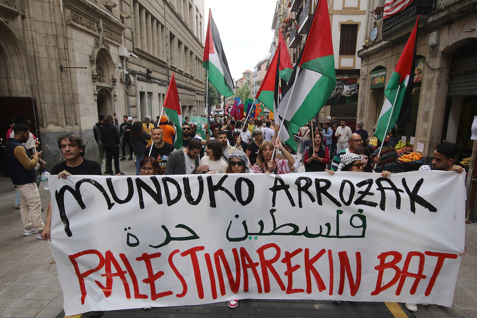El apoyo a la causa palestina ha estado muy presente en Arroces del Mundo.
