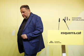 Junqueras renunció a la presidencia de ERC tras la debacle electoral pero anunció que se preesntará a la reelección.