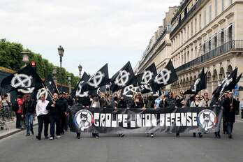 Una movilización de GUD en París en mayo de 2011.